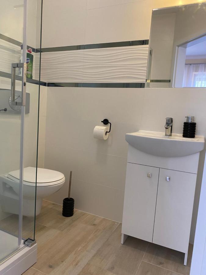 Pokoje Goscinne Nad Zalewem Swim Spa ミエンジボジェ エクステリア 写真